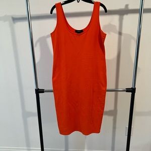 Orange tank dress